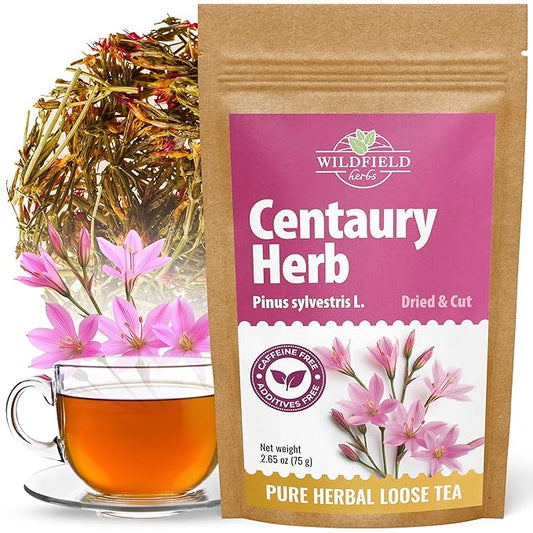 3 oz. Dried Centaury Herb Tea (Centaurium Erythraea L.) - 75g Centaurium Erythraea Herbal Tea Centauria Común