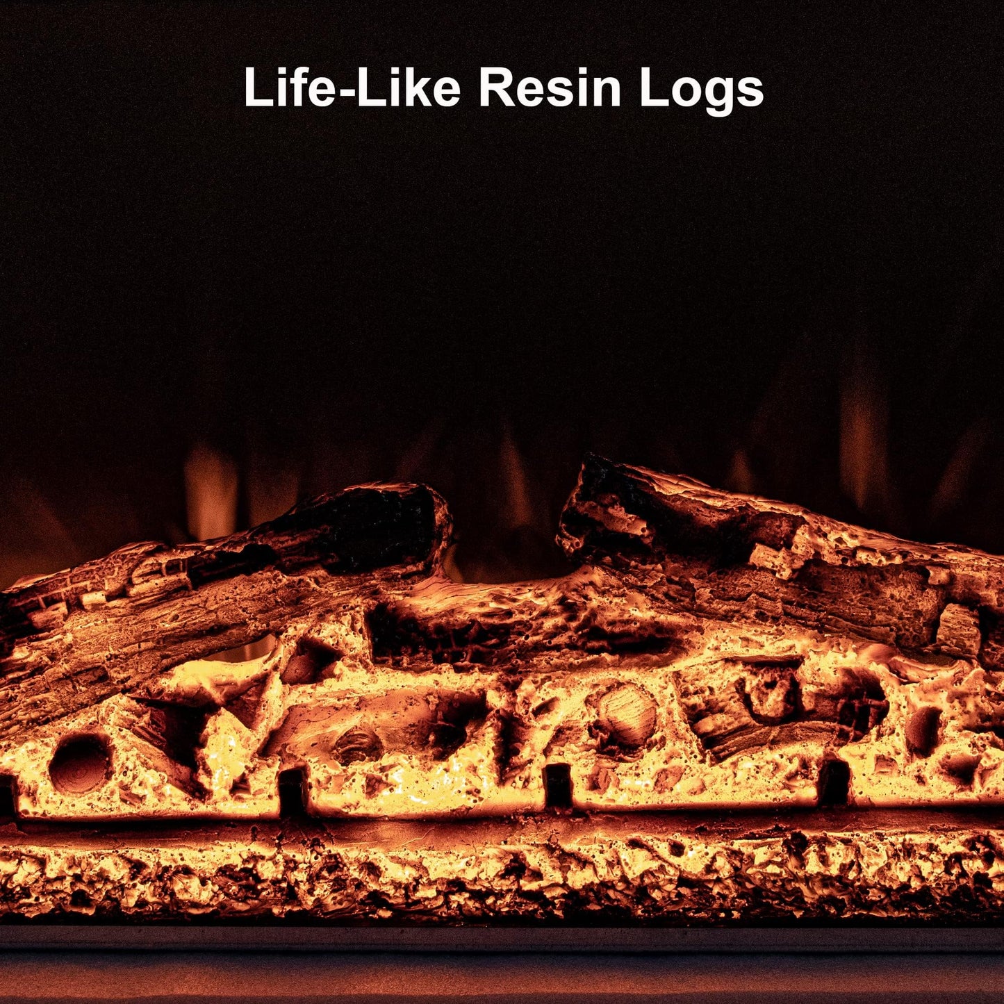 Rodalflame 28" Width Electric Fireplace Inserts with Adjustable Flame Colors, Fireplace Heater with Touch Screen & Remote Control, Recessed in Wall, 750/1500W, Timer