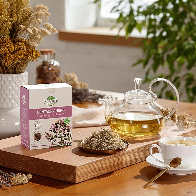 3 oz. Dried Centaury Herb Tea (Centaurium Erythraea L.) - 75g Centaurium Erythraea Herbal Tea Centauria Común