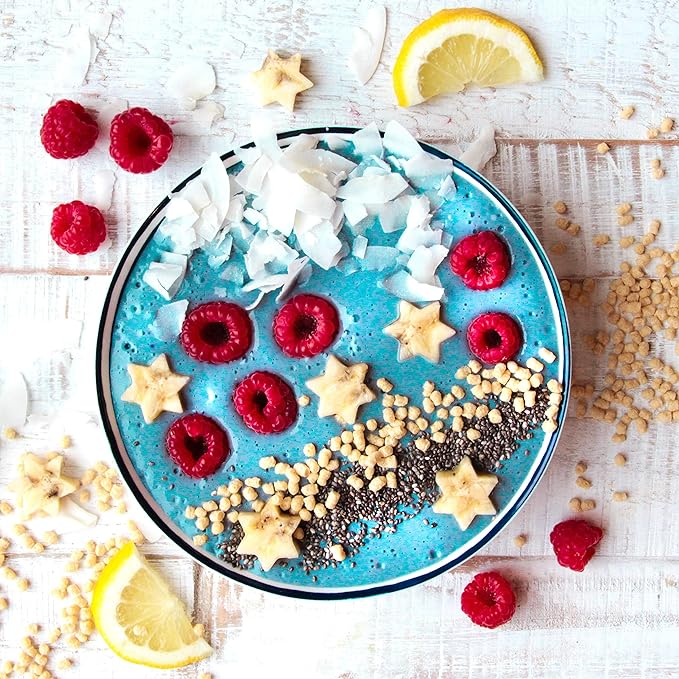 Blue Spirulina Powder - 100% Pure Phycocyanin - Deep Blue Food Coloring - Arthrospira Platensis - Net Weight: 1.05oz/30g