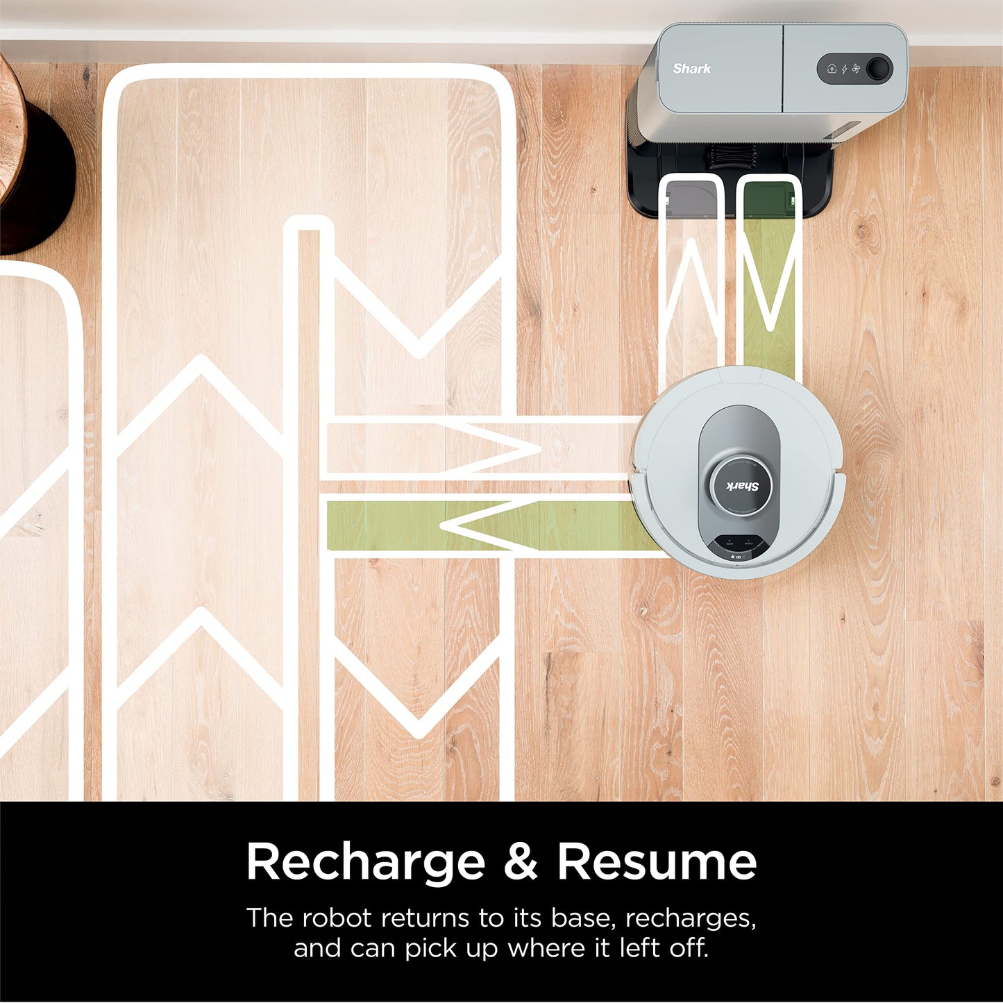 Shark AV2511AE/AV251WA AI Ultra Robot Vacuum, with Matrix Clean, Home Mapping, 60-Day Capacity Bagless Self Empty Base, Perfect for Pet Hair, Wifi, Compatible with Alexa, Black/Silver (Renewed)