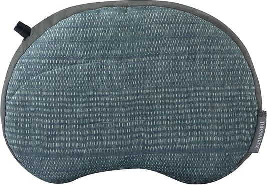 Therm-a-Rest Airhead Camping and Travel Pillow, Regular-11 x 15.5 Inches, Blue Woven