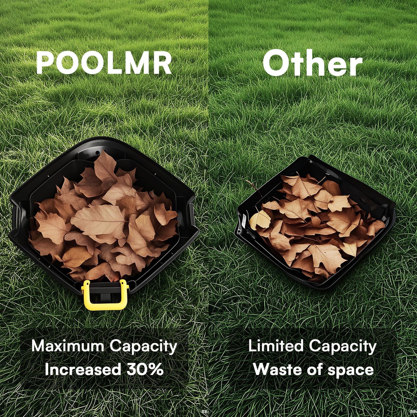 PoolMr Cordless Robotic Pool Cleaner - Above Ground Pool Vacuum - 40W Strong Suction, Dual Cleaning System, Barrier Crossing, 90-Min Runtime Up to 860 Sq for Above Ground Pools, Sliver