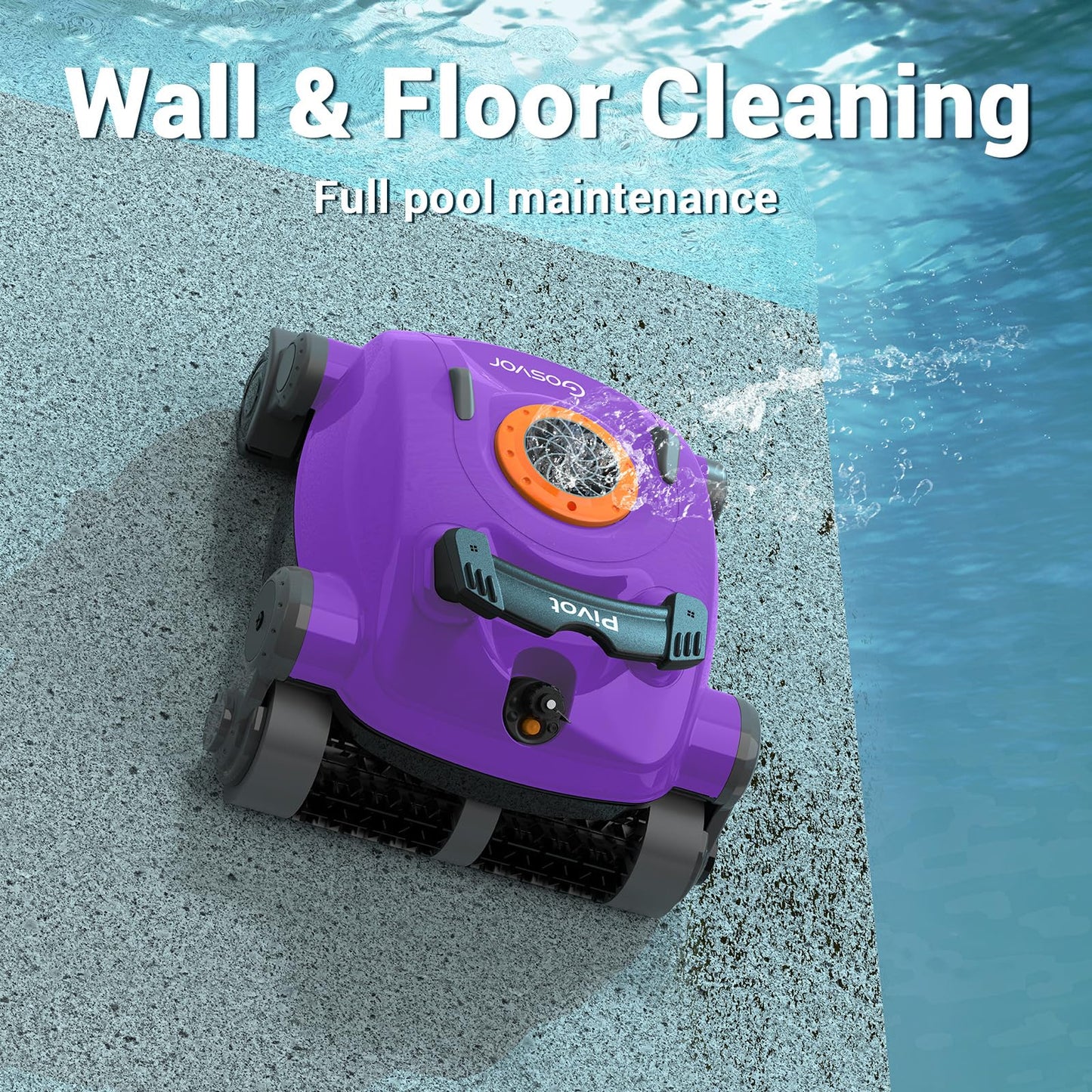 Gosvor Pivot Cordless Robotic Pool Cleaner Basket