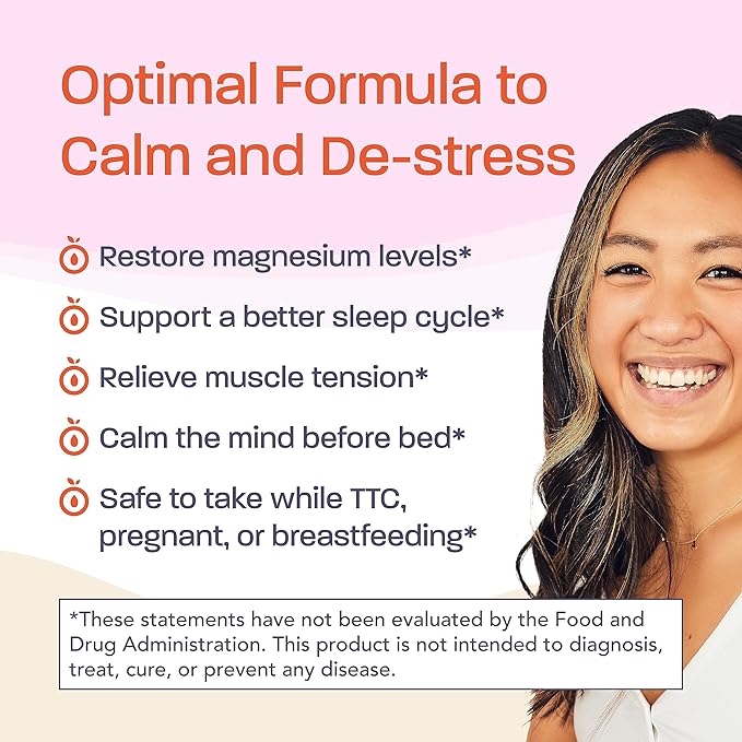 Binto Glow Down - Sleep Better & De-Stress with Our Berry Vanilla Magnesium Drink Mix, Made in USA, Sugar-Free, Preservative-Free, Gluten-Free Drink Mix (60 Day Supply)