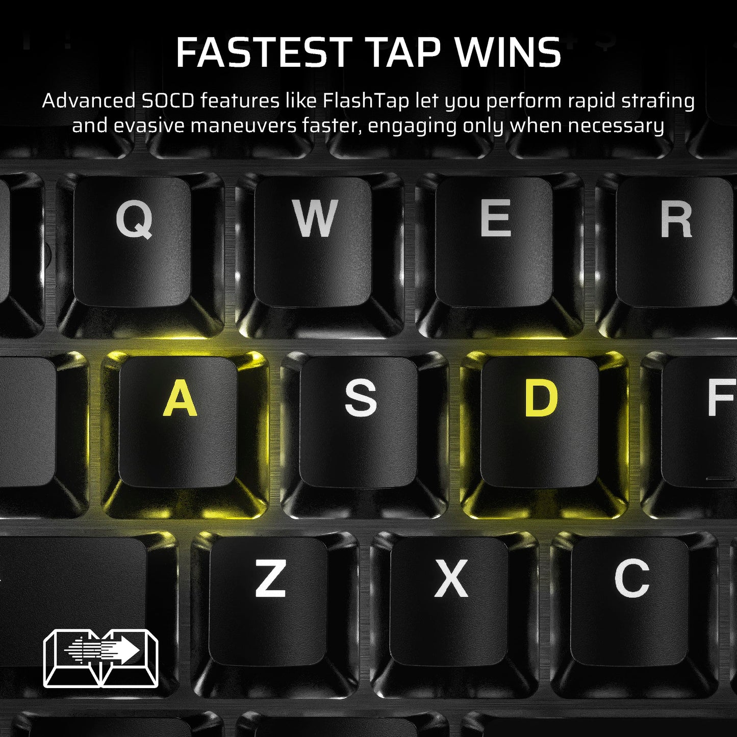 Corsair K70 PRO TKL RGB Tenkeyless Mechanical Wired Gaming Keyboard – Pre-Lubed Hall Effect MGX Hyperdrive Adjustable Switches, Simultaneous SOCD and Rapid Trigger, ABS Double-Shot, QWERTY NA – Black