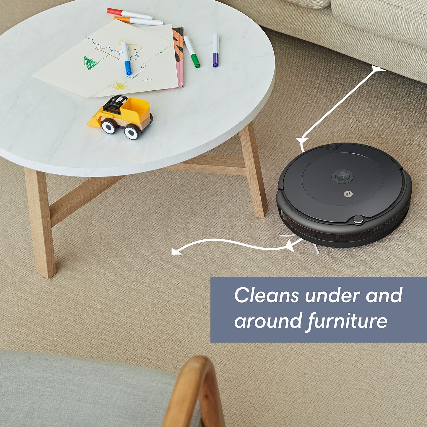 iRobot Roomba 694 Robot Vacuum-Wi-Fi Connectivity, Personalized Cleaning Recommendations, Works with Alexa, Good for Pet Hair, Carpets, Hard Floors, Self-Charging