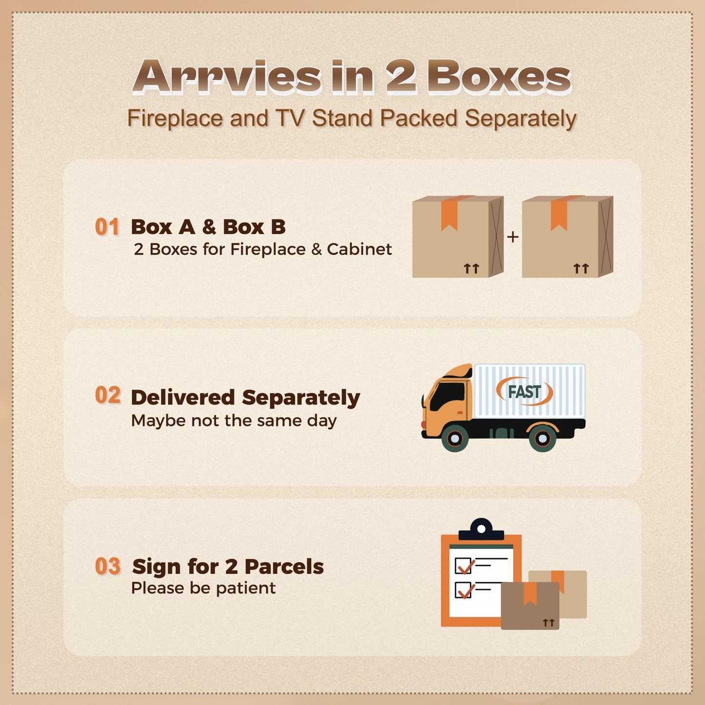 Huuger Fireplace TV Stand with LED Lights for 75 Inch TV, 3-Side Glass Fireplace Entertainment Center, 70 Inch Farmhouse Television Stands Stand with 4 Deep Drawers for Living Room, Distressed White