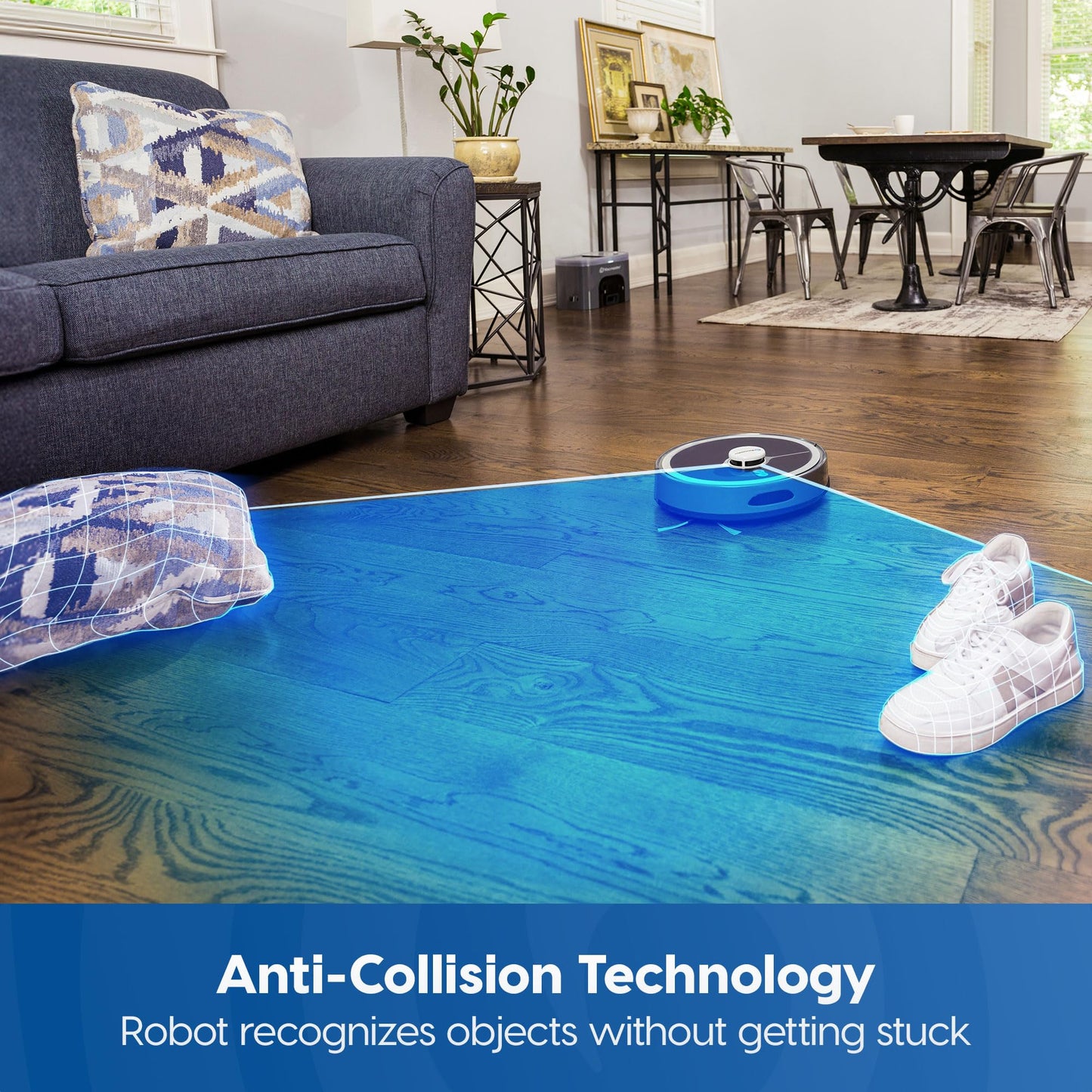 Vacmaster V10i 3-in-1 Robot Vacuum and Mop Combo with Self-Empty Station for 45 Days, LiDAR Navigation,3000Pa Strong Suction, Multi-Floor Mapping for Homes with Pets, Carpet & Hard Floors