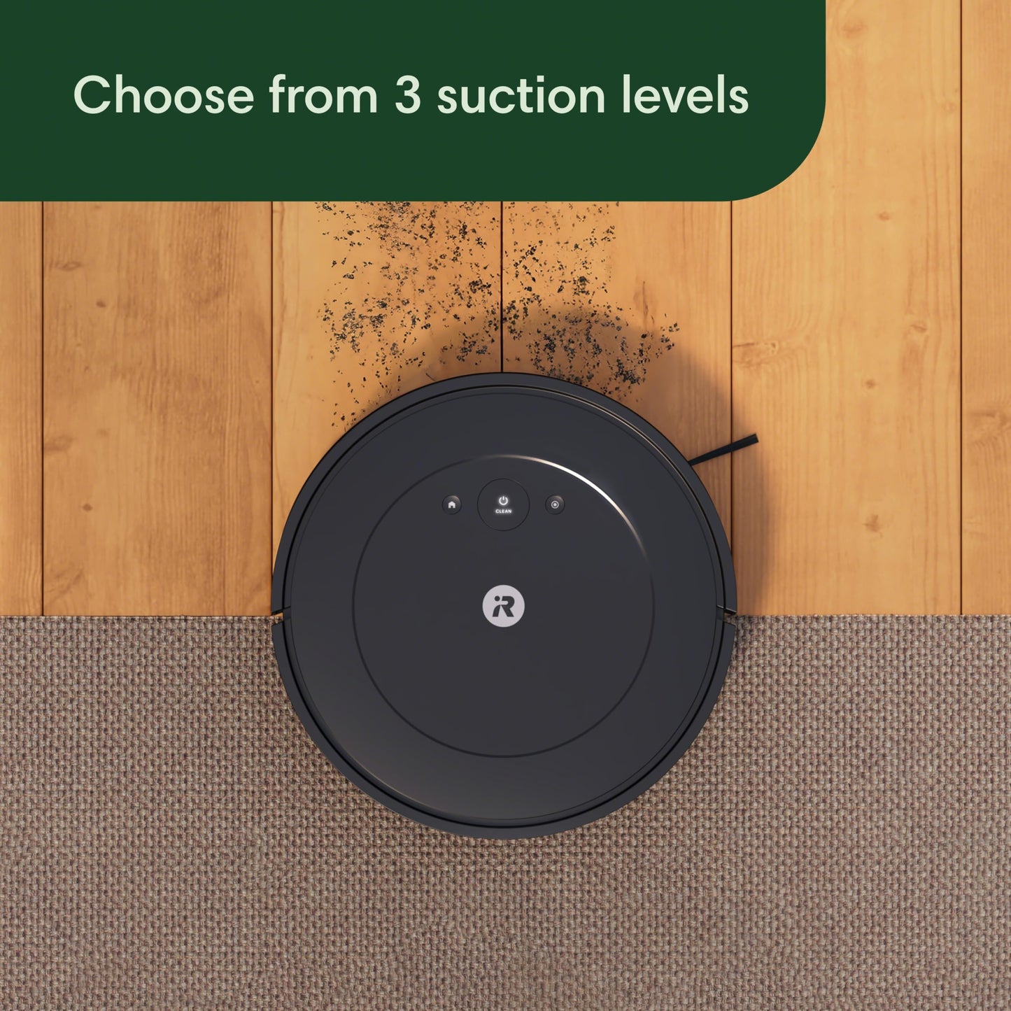 iRobot Roomba Vac Robot Vacuum (Q011) - Power-Lifting Suction, Quieter Cleaning Mode, Multi-Surface Cleaning, Cleans in Neat Rows, Easy to use, Self-Charging, Works with Alexa