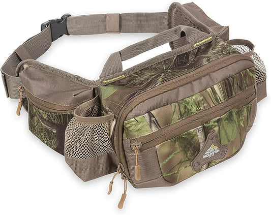 North Mountain Gear Camouflage Fanny Pack Lightweight Waterproof Military Hunting Climbing Camping Accessories