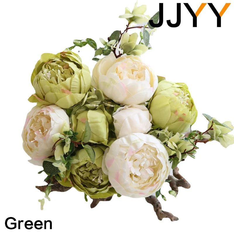 13-Head European Style Peony Bouquet