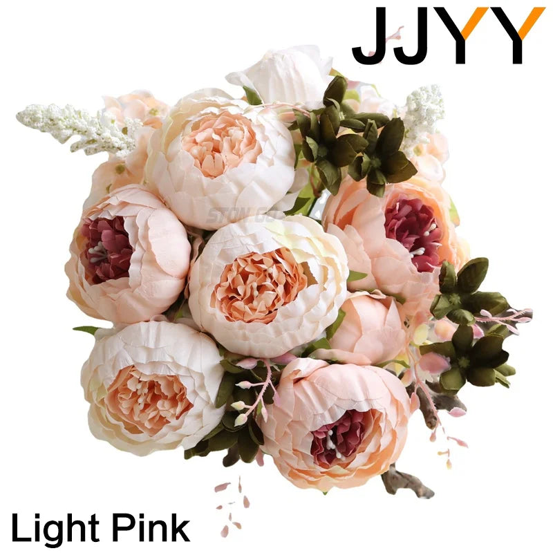 13-Head European Style Peony Bouquet