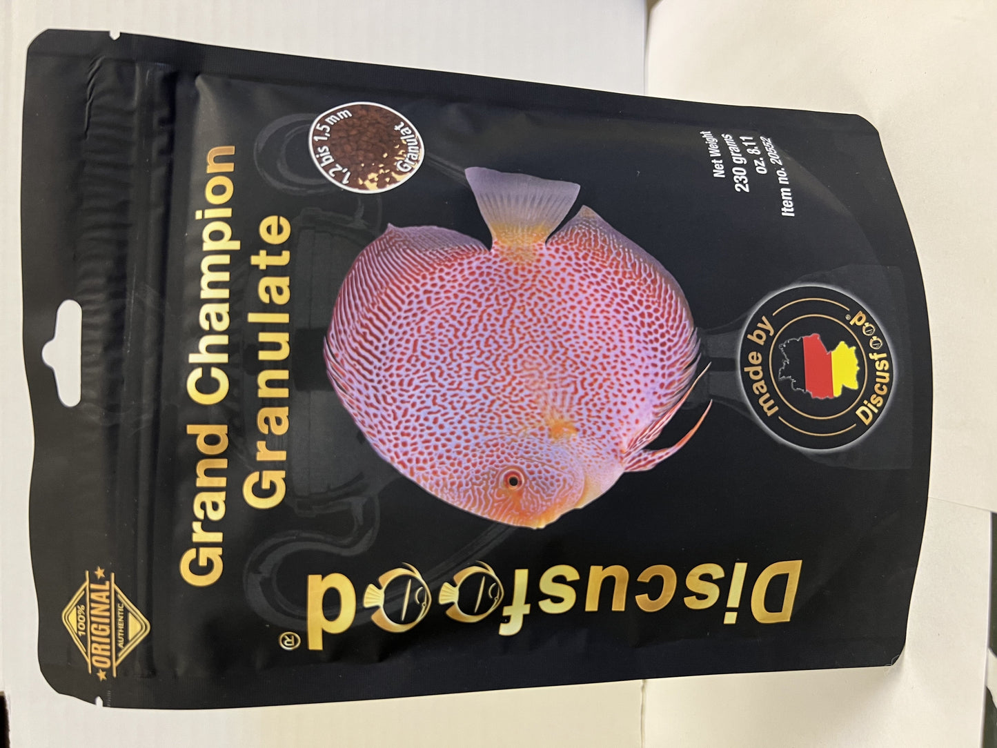 Discusfood Grand Champion Soft Granulate Fish Food, 8.11 oz