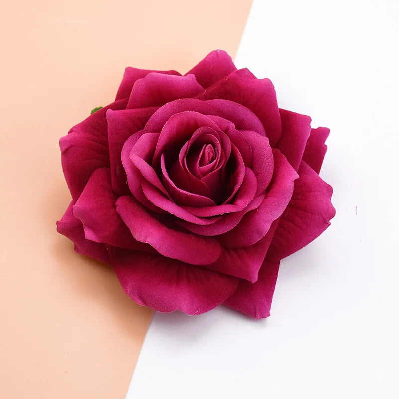 10CM Artificial Rose Flowers Heads Decor