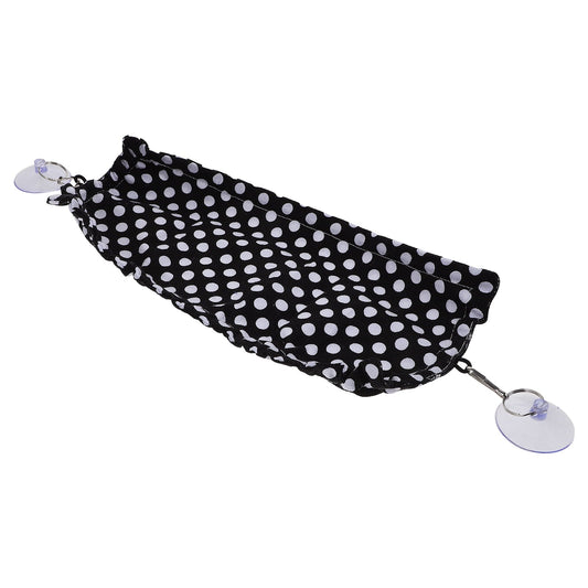 HONMEET Pet Hammock Reptile Animal Hammock Black Mesh Cloth 1Pack 12.6x6.3in