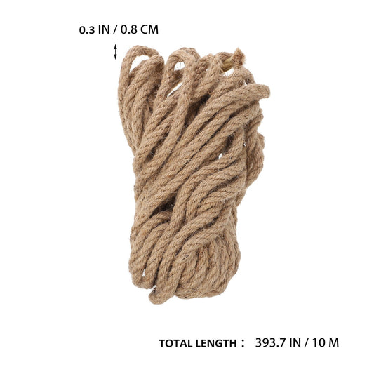 IDEANATEGRATE 1 Bundle Hand Woven Rope for Swing Bed in Yellow 11.8X0.3X0.3in