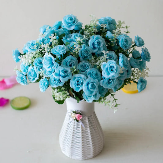 15-Head Artificial Mini Rose Bouquet