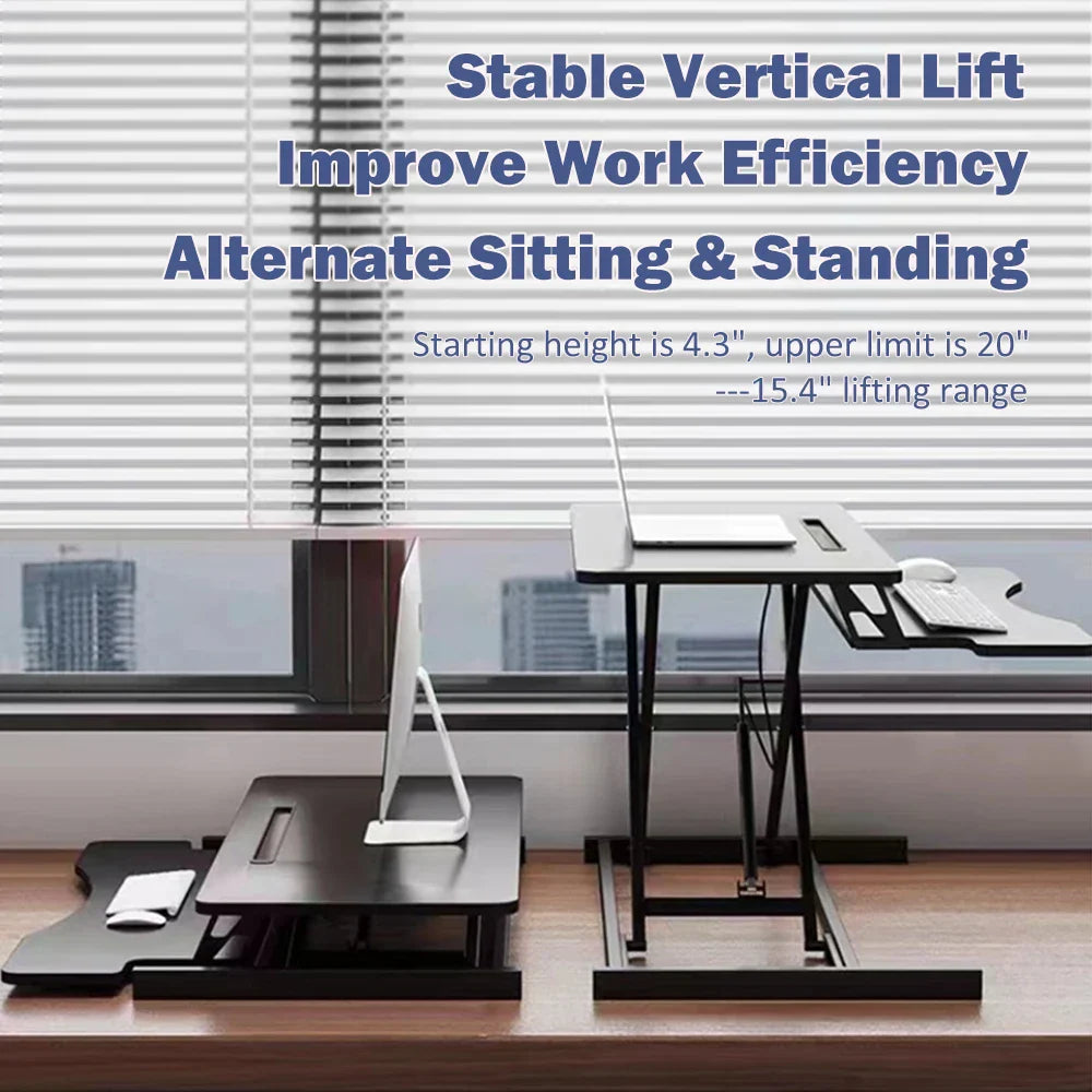 Height Adjustable Desk Converter 32 Inch