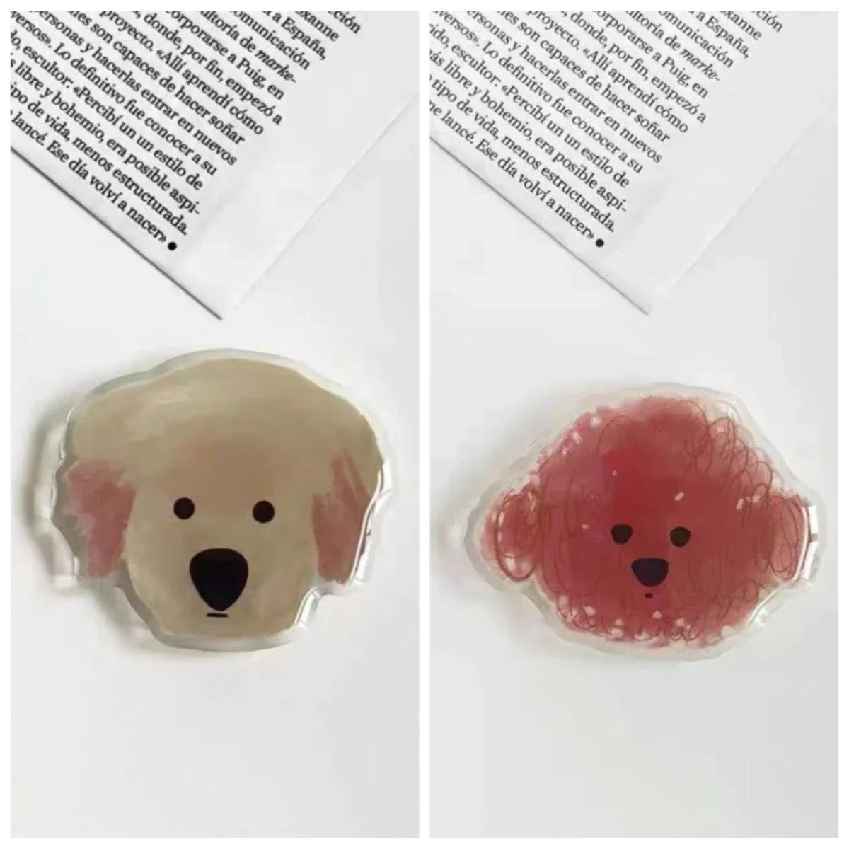 2pcs Cute Dog Phone Ring Holders