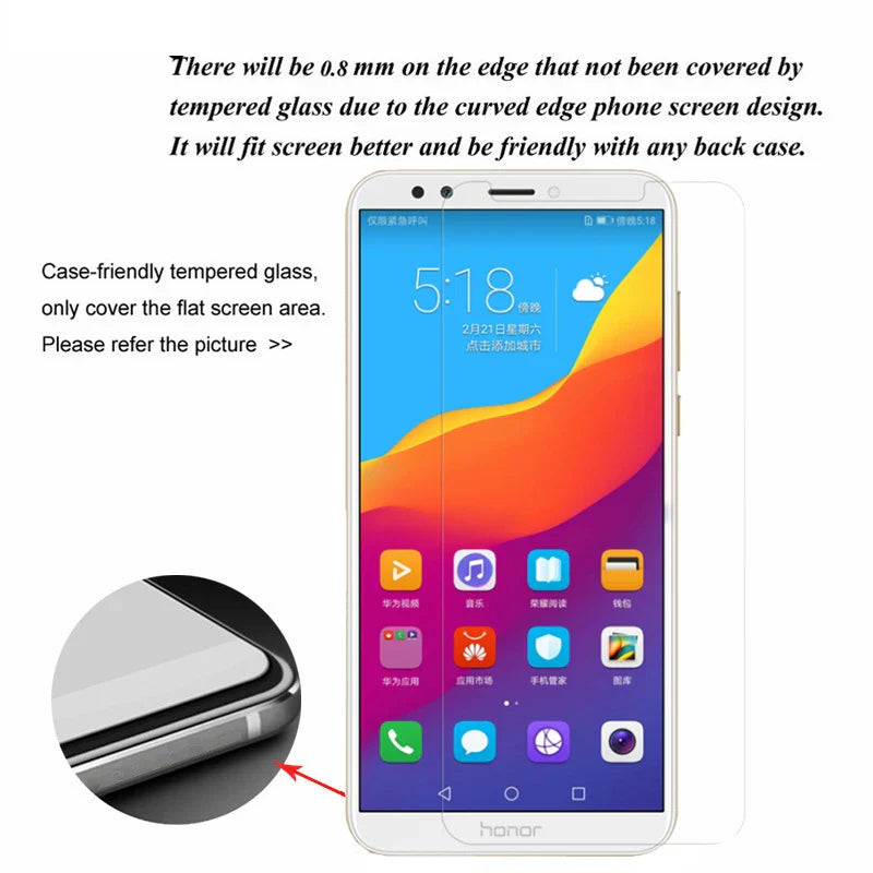 2PCS HD Tempered Glass Screen Protector