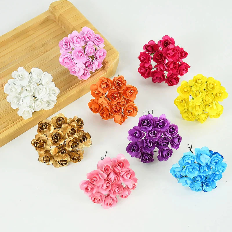 144pcs Mini Paper Rose Bouquet