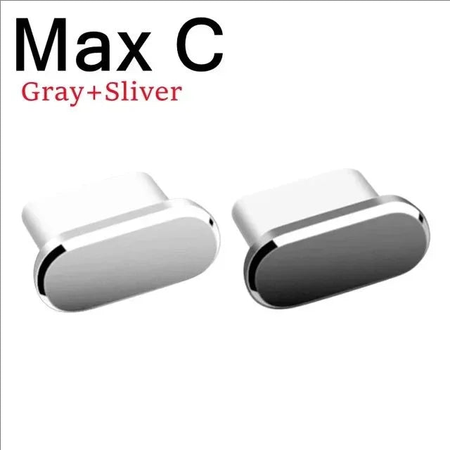 2PCS Type-C Metal Dust Plugs