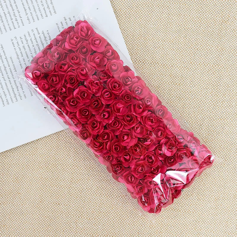 144pcs Mini Paper Rose Bouquet