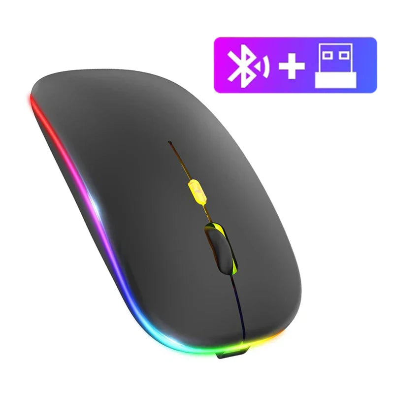Bluetooth Wireless Rechargeable Silent Gaming Mouse