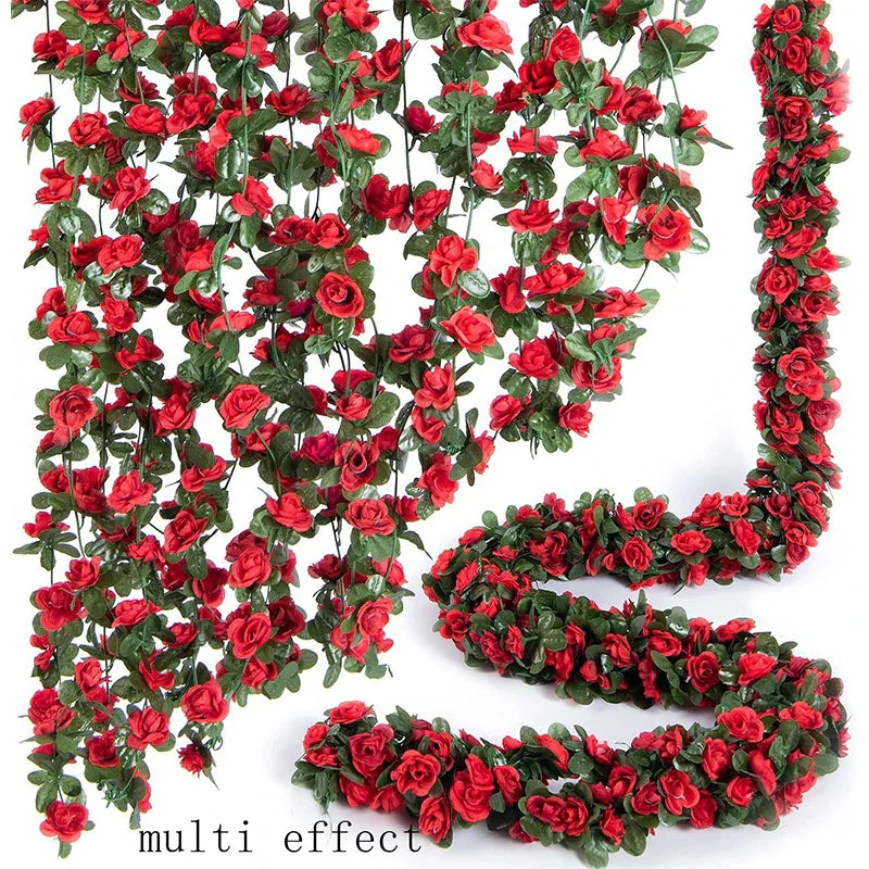 250CM Artificial Rose Vine Decoration
