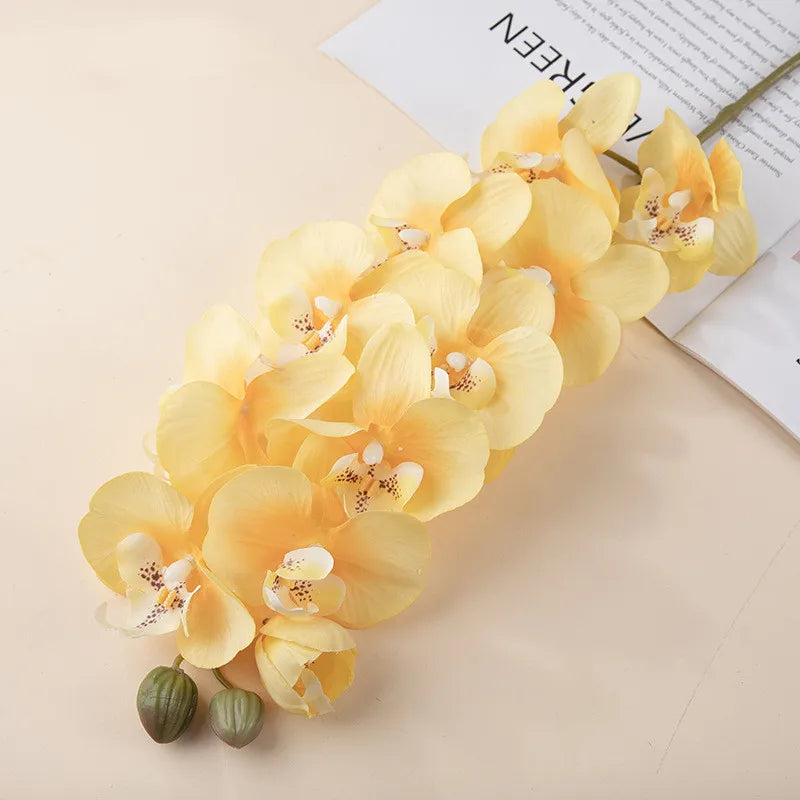 10 Heads 72CM Real Touch Orchid Flowers