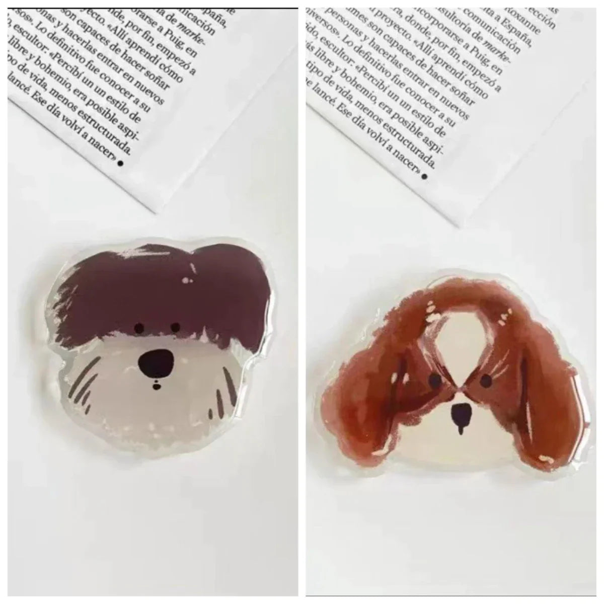 2pcs Cute Dog Phone Ring Holders