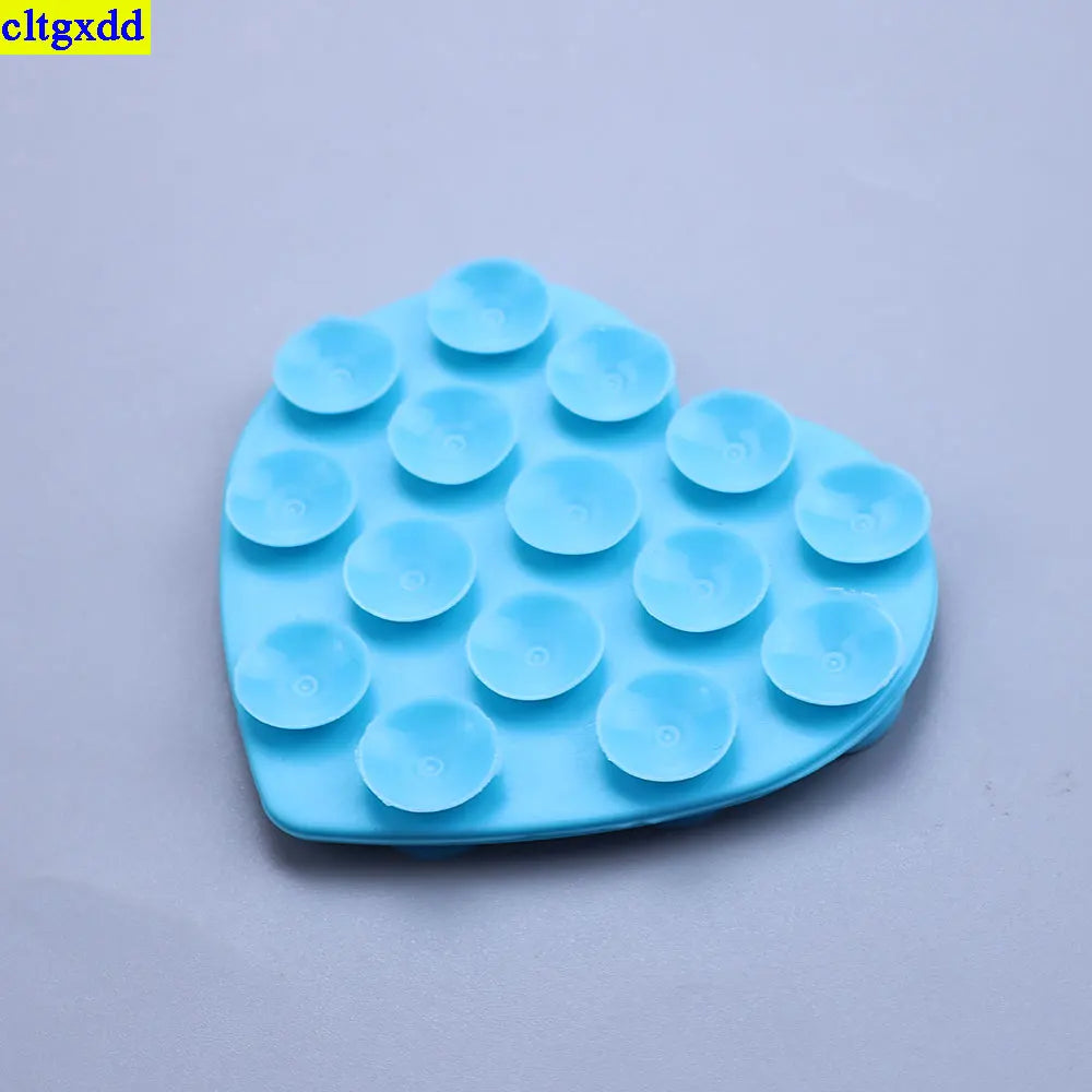 2PCS Heart-Shaped Suction Phone Pads