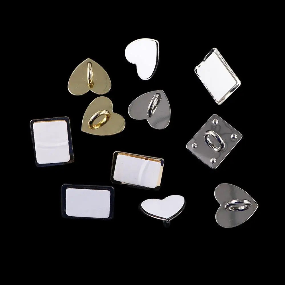 2pcs Heart Phone Ring Holder Charm