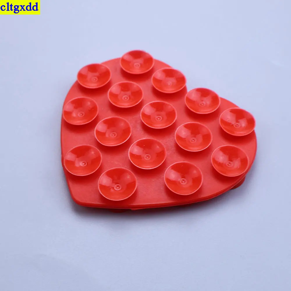 2PCS Heart-Shaped Suction Phone Pads