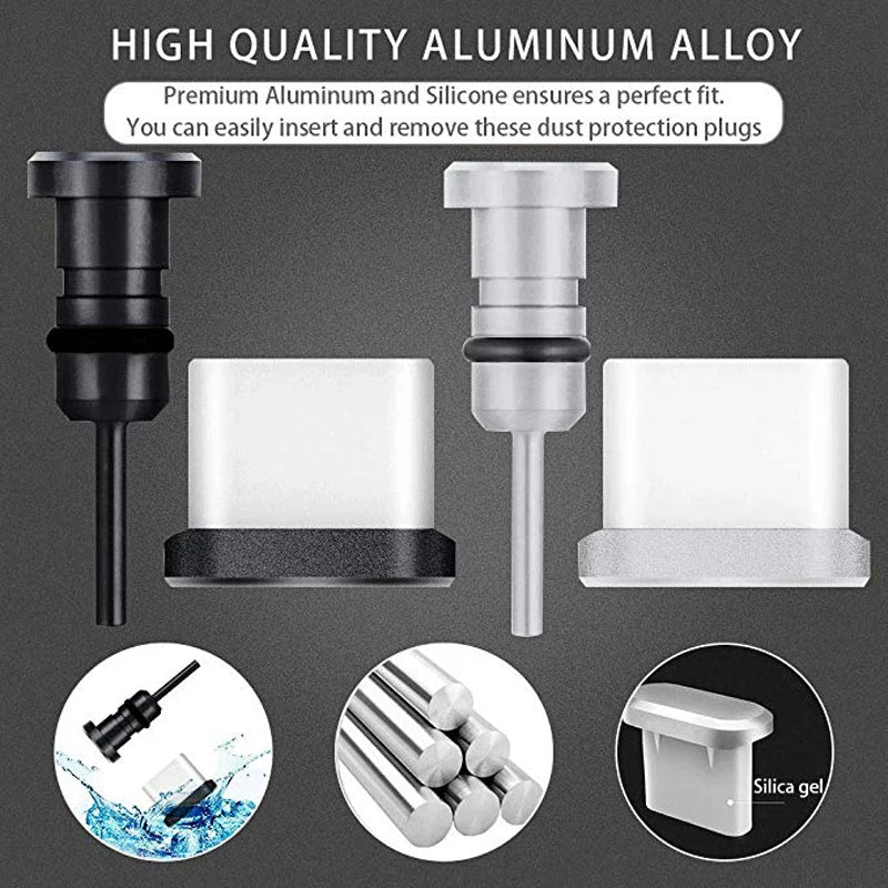 2PCS Type-C Charging Dust Plugs