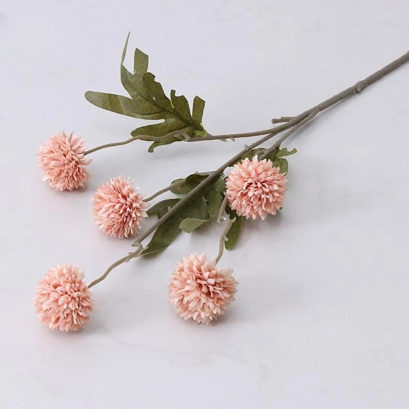5 Heads Silk Dandelion Flower Bouquet
