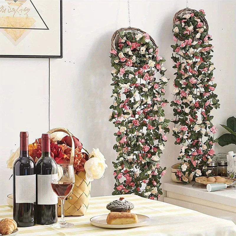 250CM Artificial Rose Vine Decoration
