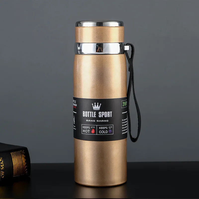 1L Stainless Steel Water Bottle For GYM