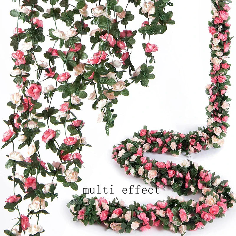 250CM Artificial Rose Vine Decoration