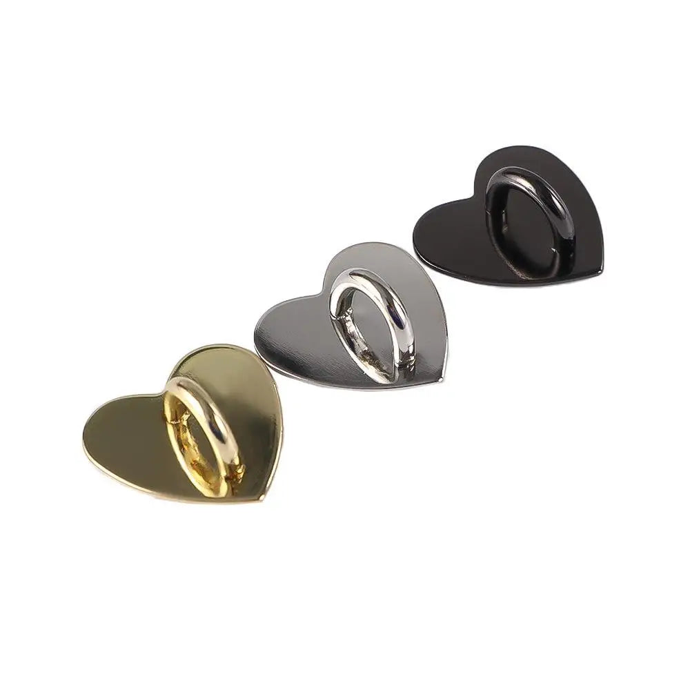 2pcs Heart Phone Ring Holder Charm