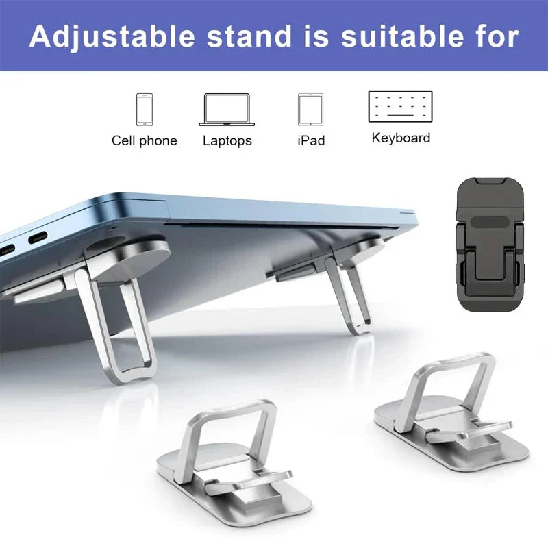 2pcs Adjustable Folding Laptop Stand Set