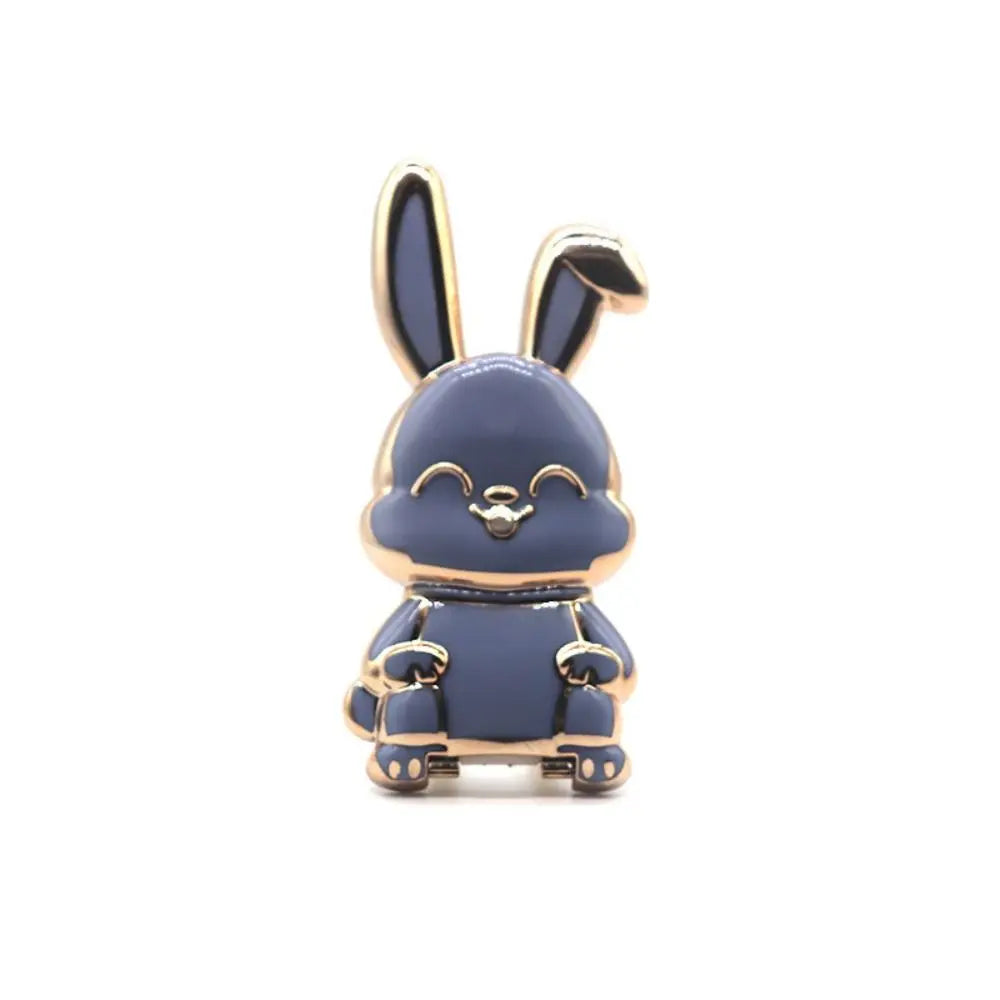 3D Rabbit Ring Buckle Car Phone Stand