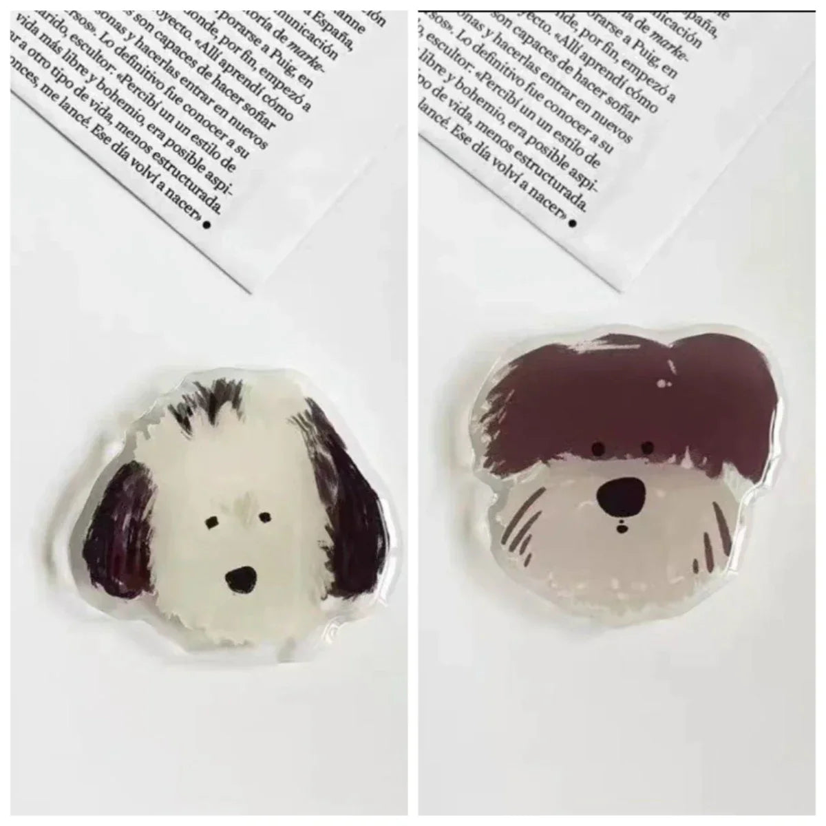 2pcs Cute Dog Phone Ring Holders