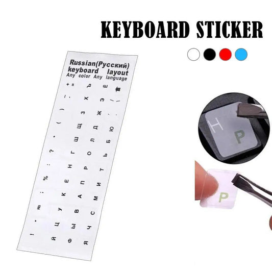 Clear Russian Keyboard Sticker Cover Film