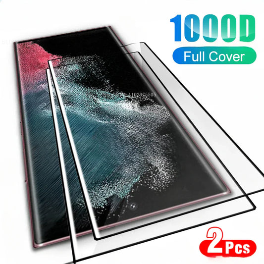 2pcs Full Cover Glass for S22/S23 Ultra