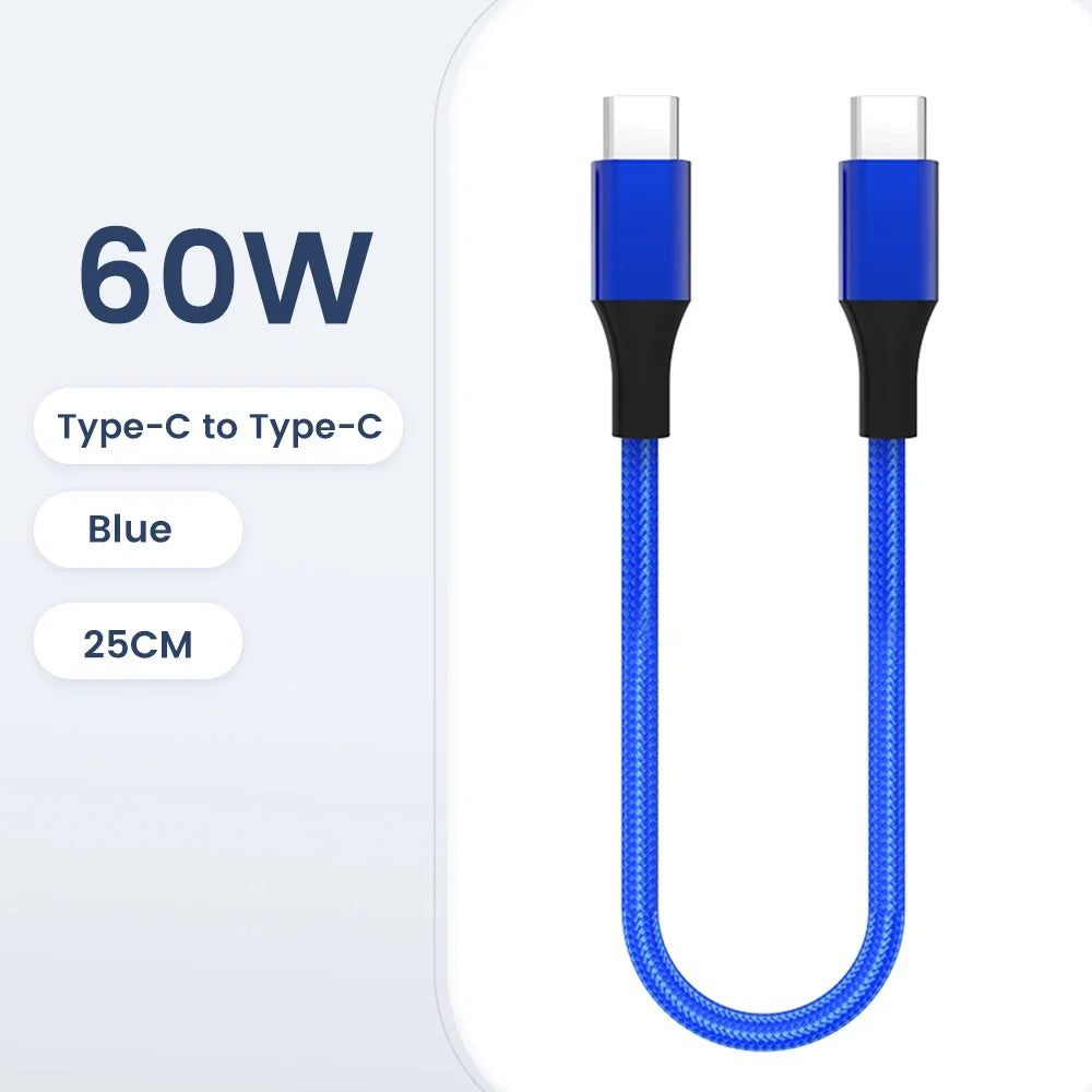 30cm Type-C to USB-C Fast Cable