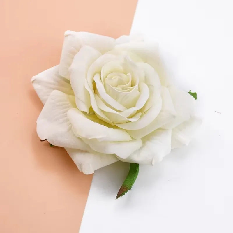 10CM Artificial Rose Flowers Heads Decor