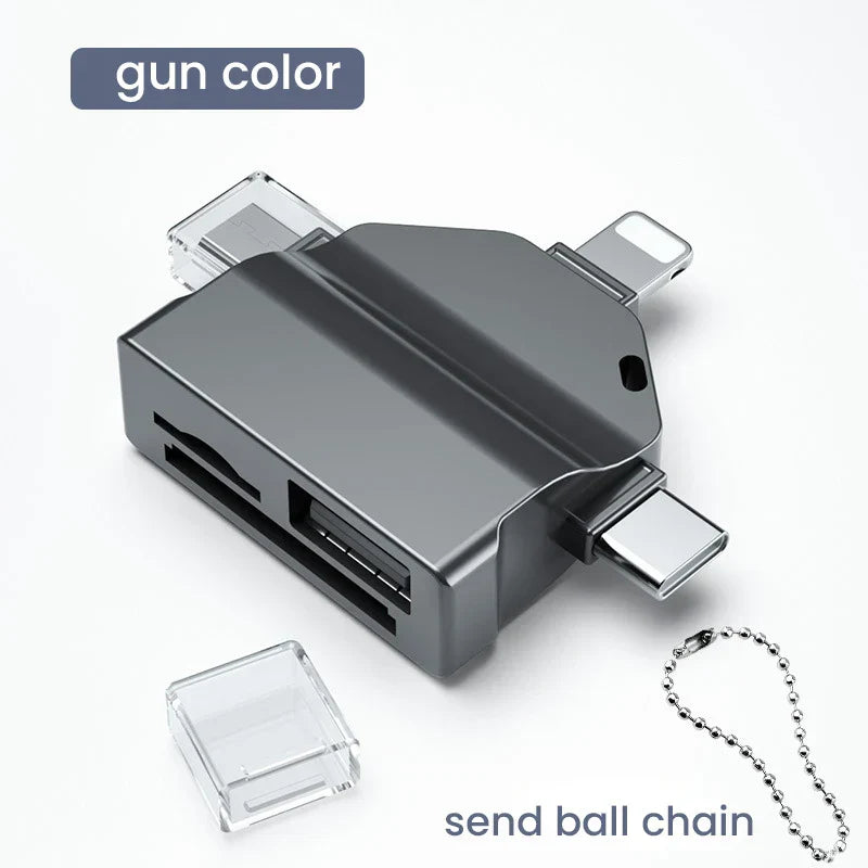 3-in-1 OTG Adapter for iPhone/Type-C/Micro USB