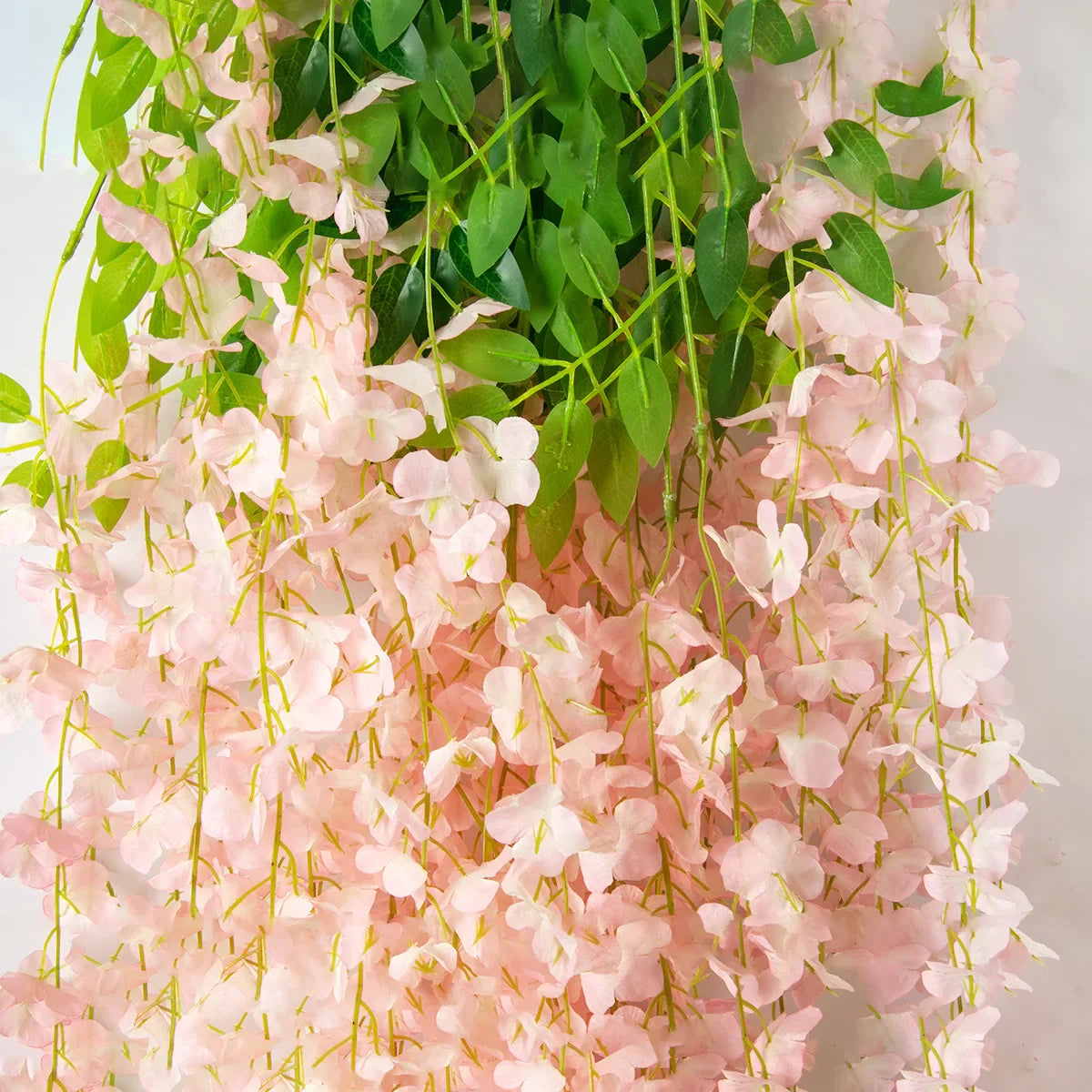 12PCS Silk Wisteria Vine Hanging Flowers